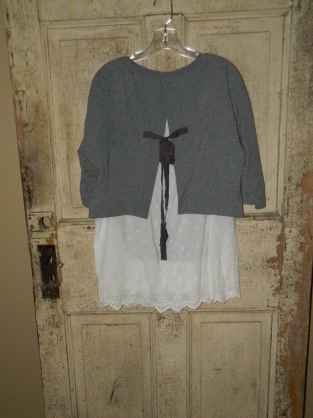 Matilda Jane Bow Back Lace Top Womens Sz S (XX-9)